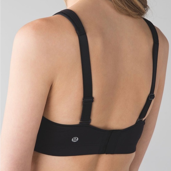 SOLD Lululemon Ta Ta Tamer Bra Size 36C Black - Picture 5 of 6